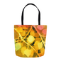 Golden Aspen Leaves Tote Bag