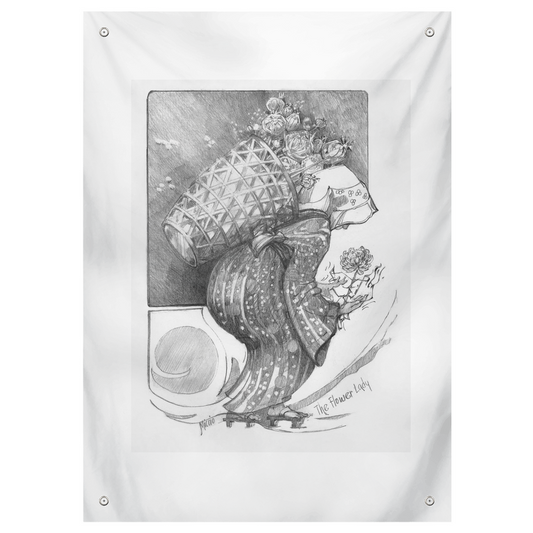 Flower Lady with Basket