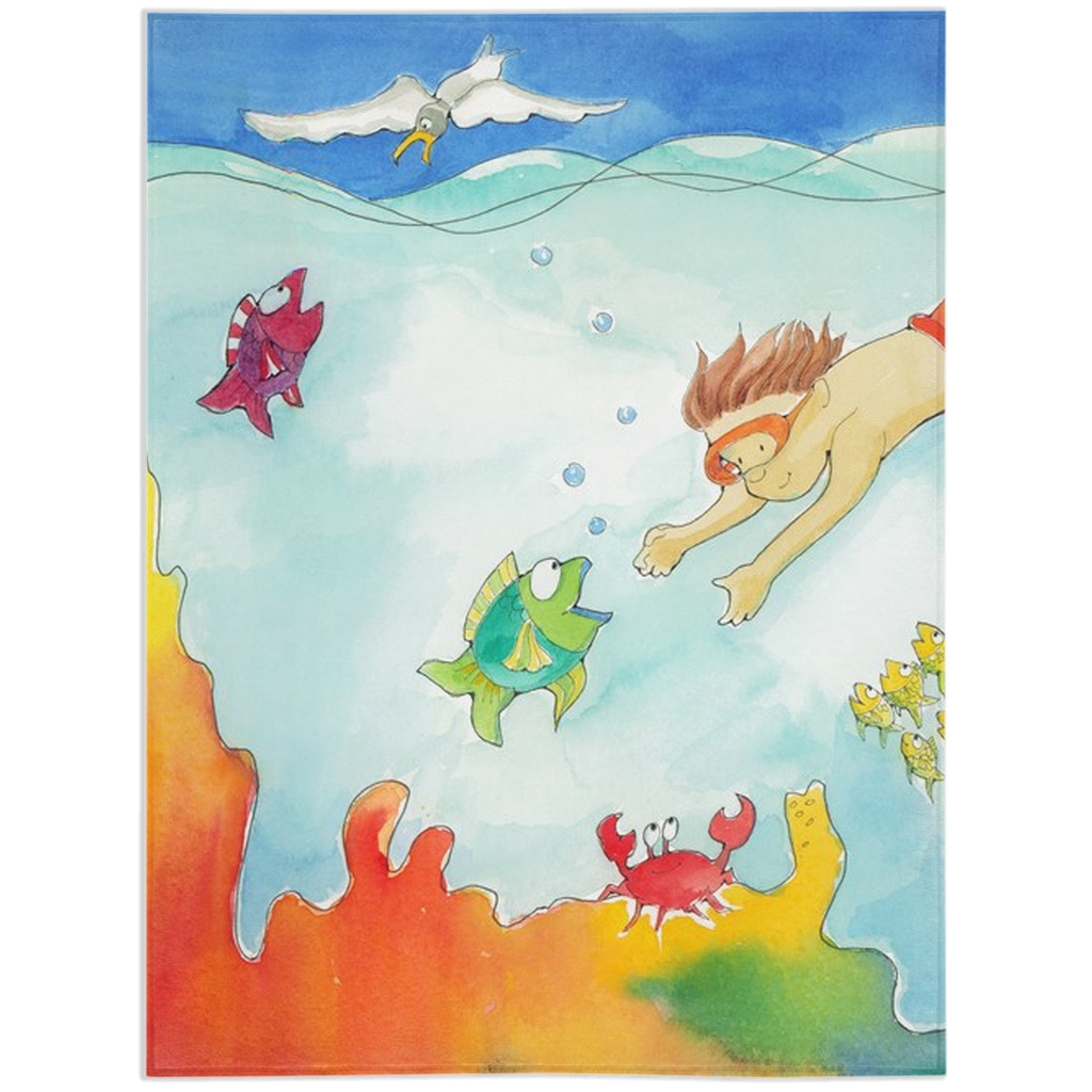 Diver Minky Blanket