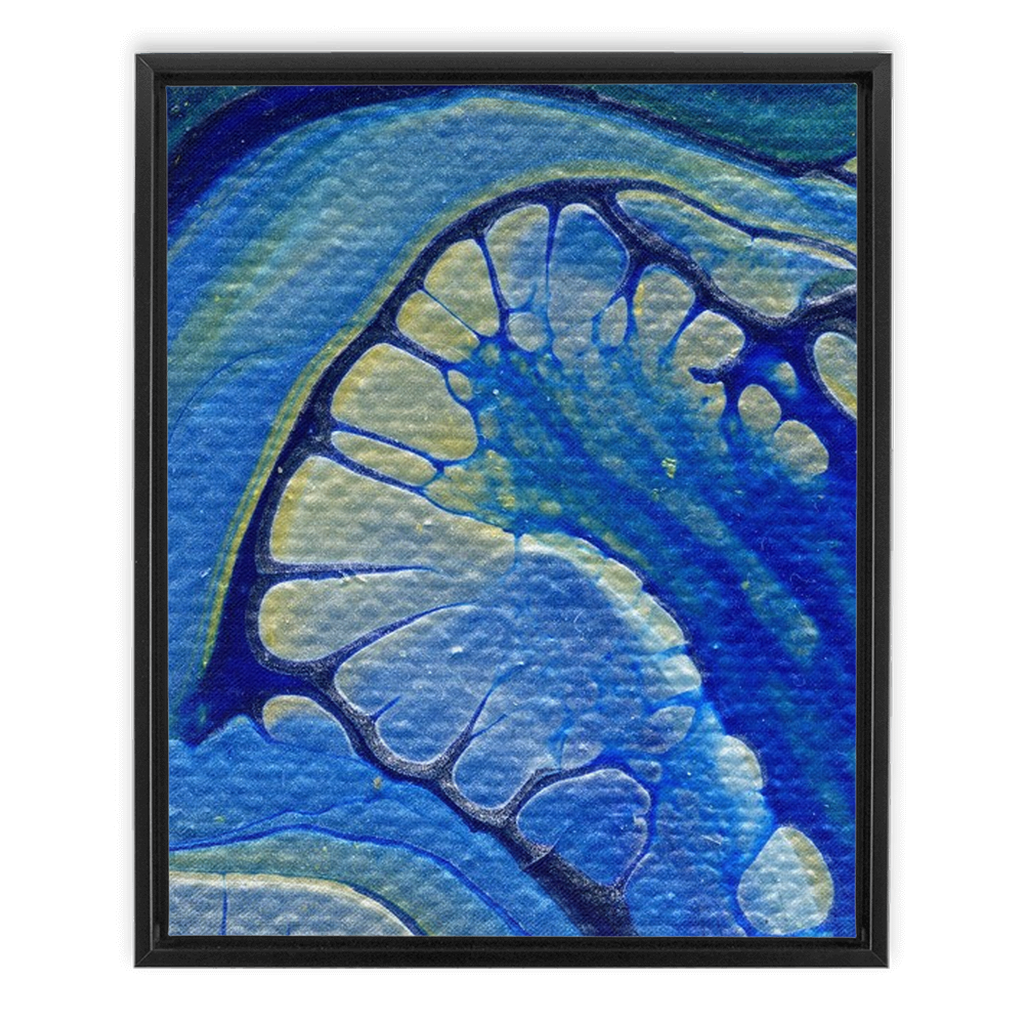 Ice Fow Framed Traditional Stretched Canvas