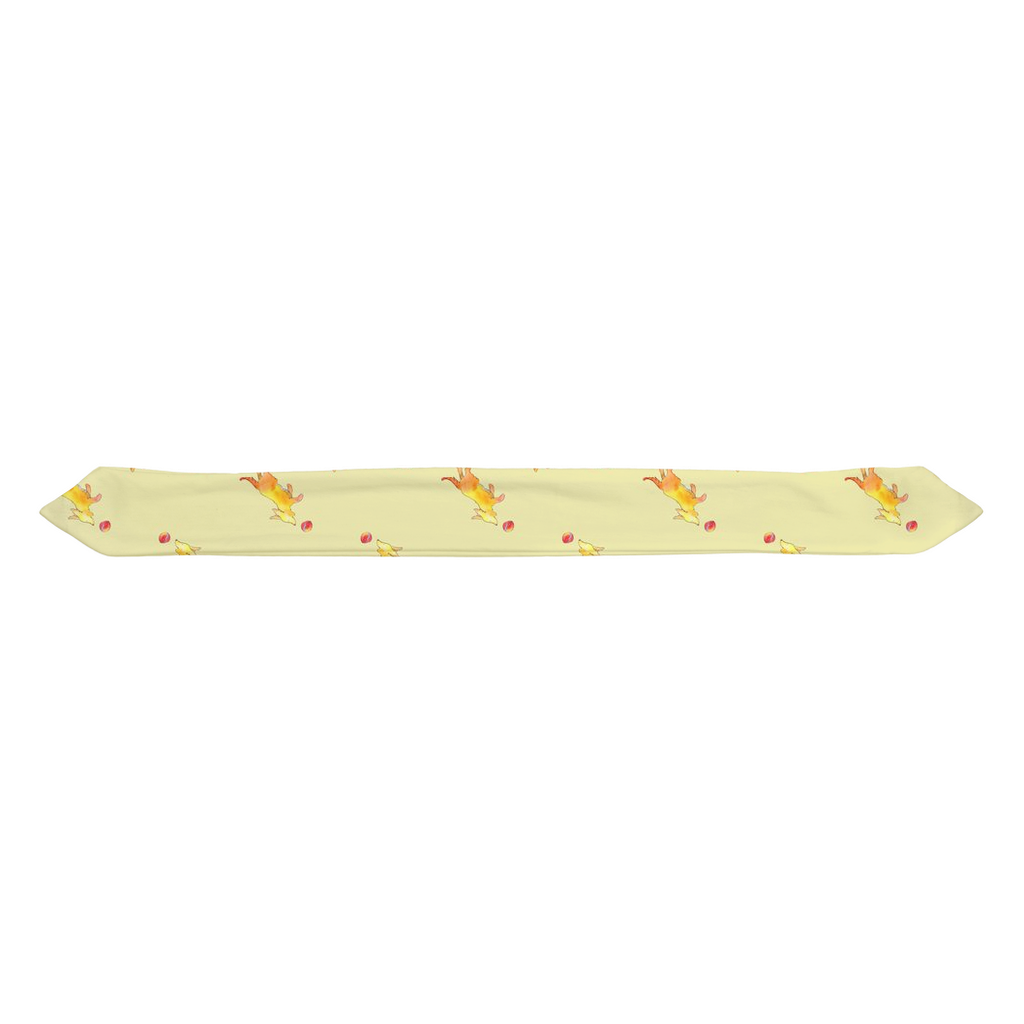 Playful Puppy Pattern Infant Headband (Yellow)