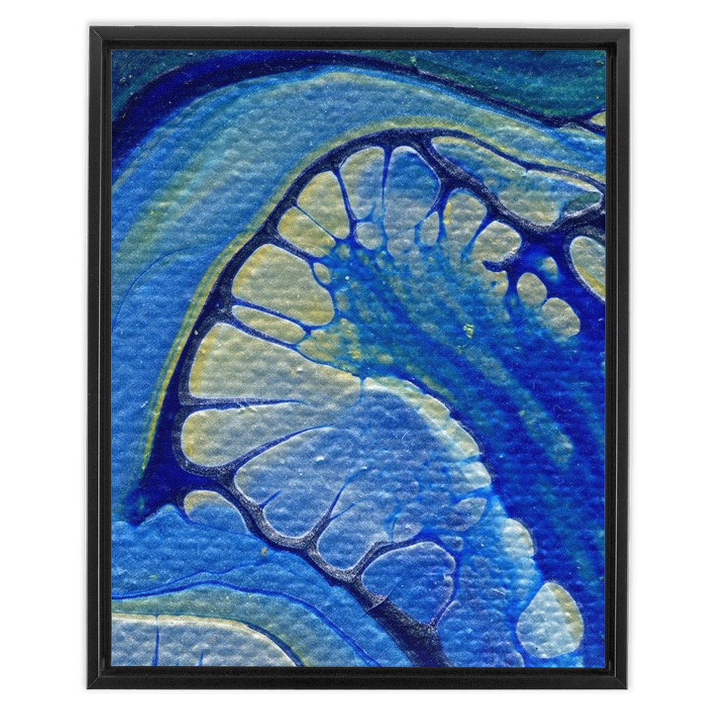 Ice Fow Framed Traditional Stretched Canvas