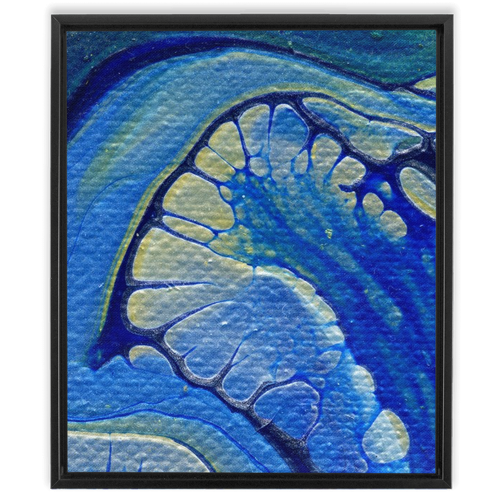 Ice Fow Framed Traditional Stretched Canvas