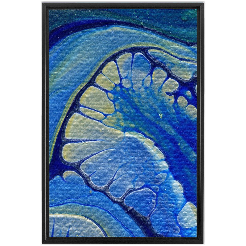 Ice Fow Framed Traditional Stretched Canvas