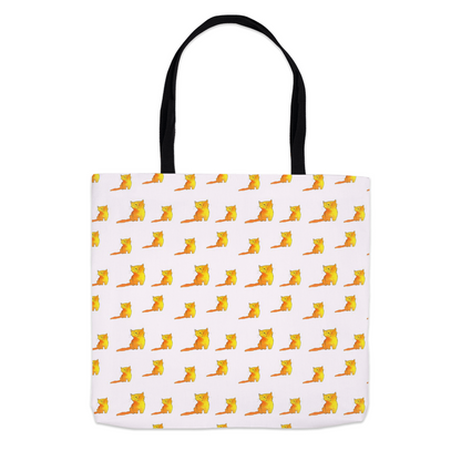 Happy Cat Pattern Tote Bag (Pink)