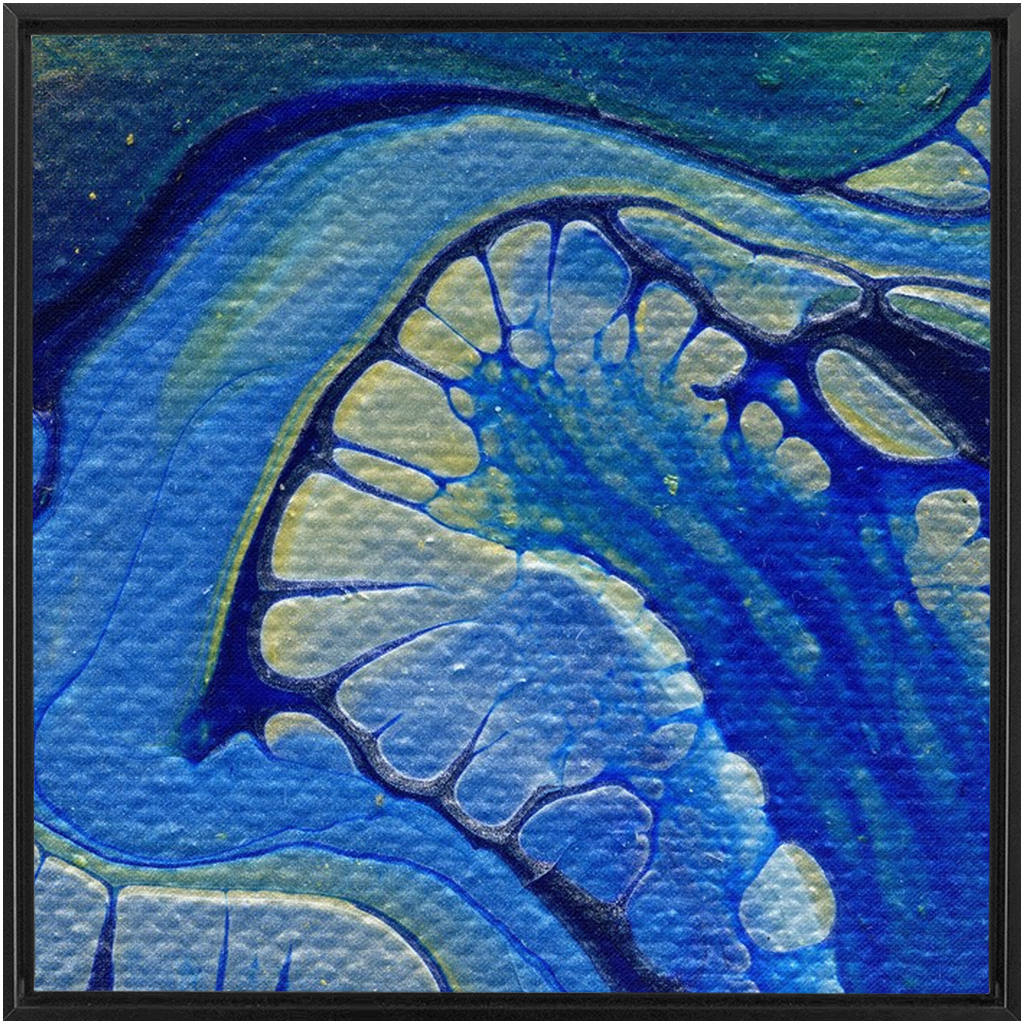 Ice Fow Framed Traditional Stretched Canvas