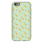 Playful Puppy  Pattern  iPhone Case (Green)