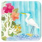 Snowy Egret Coasters