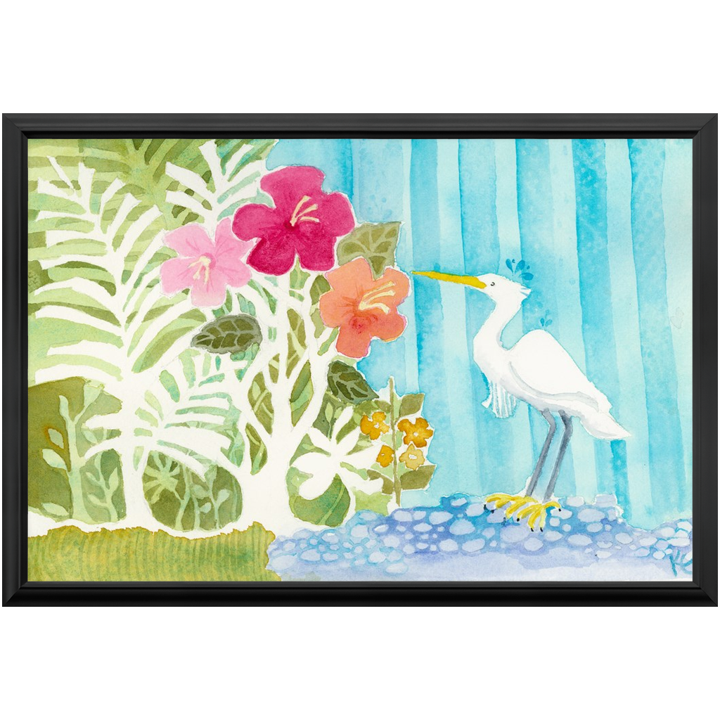 Snowy Egret Framed Print