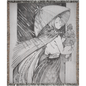 The Flower Lady Woven Blanket