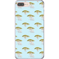Elephant and Trees Pattern  iPhone Case (Blue)