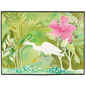Snowy Egret Hunting Floor Mat