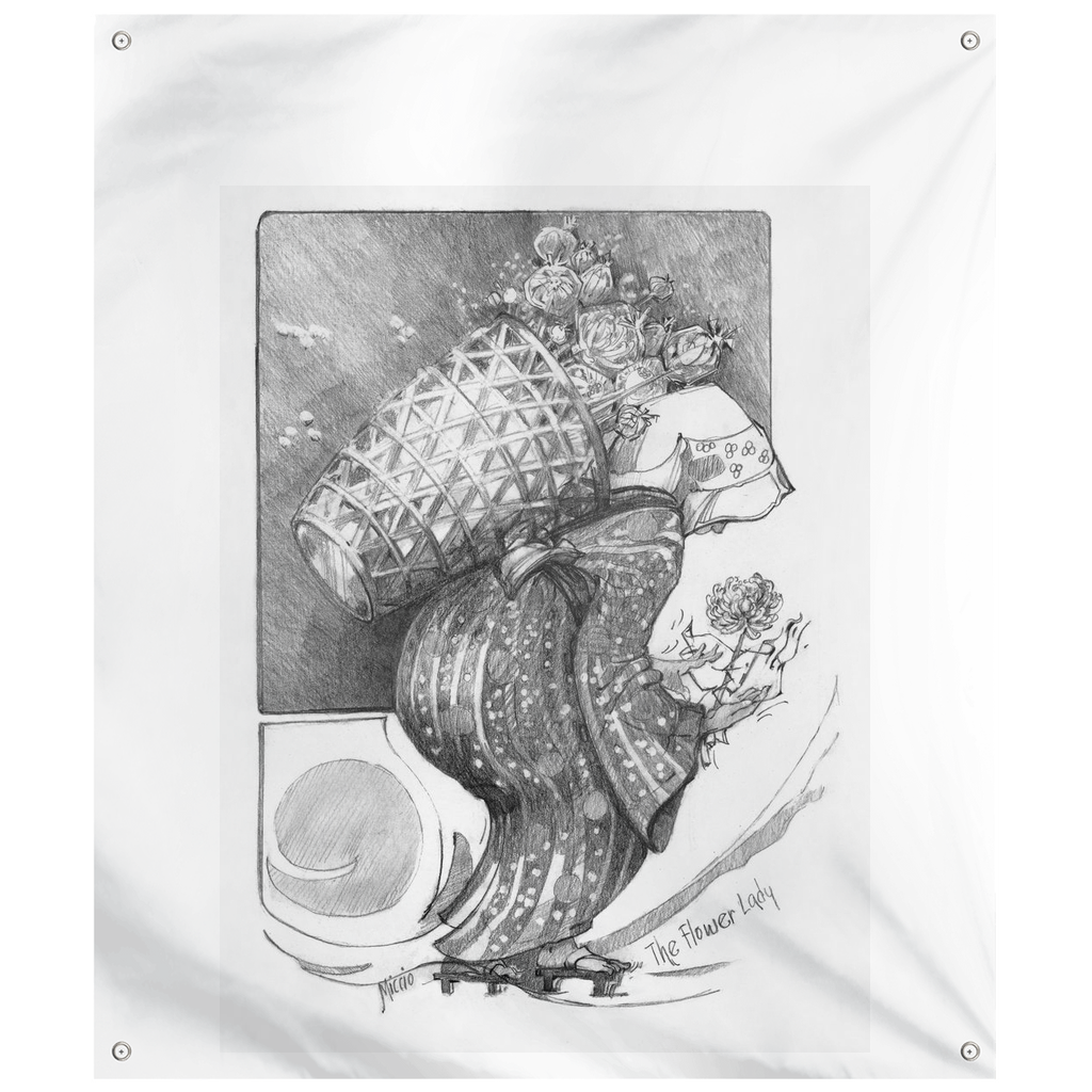Flower Lady with Basket
