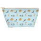 Cats Pattern Accessory Pouch (Blue)