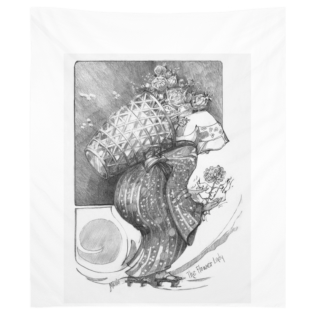 Flower Lady with Basket