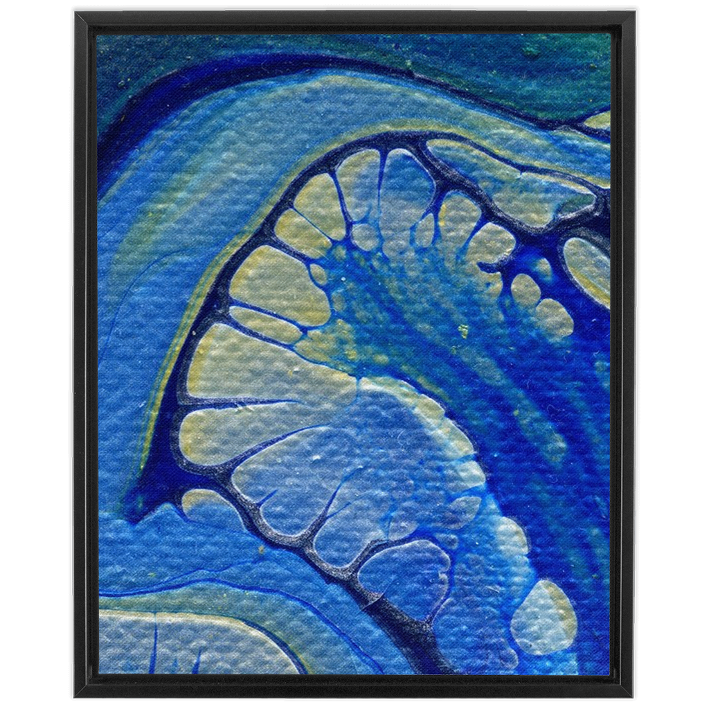Ice Fow Framed Traditional Stretched Canvas