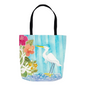 Snowy Egret Tote Bag