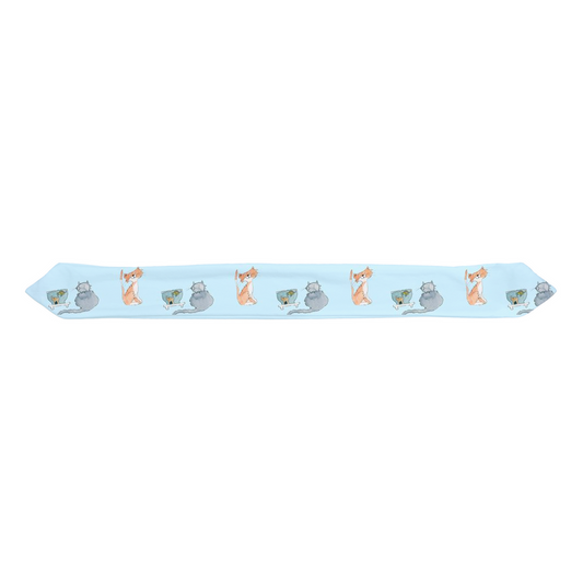 Cats Pattern Infant Headband (Blue)