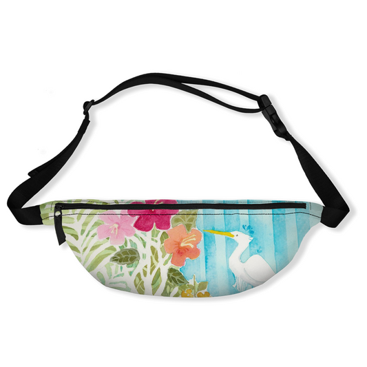Snowy Egret Fanny Pack