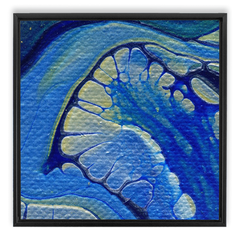 Ice Fow Framed Traditional Stretched Canvas