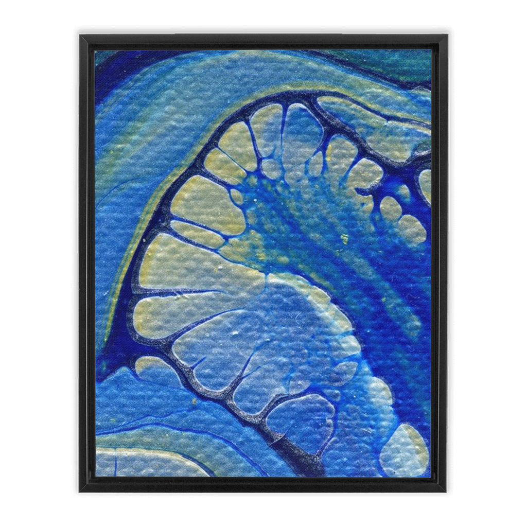Ice Fow Framed Traditional Stretched Canvas