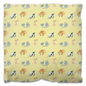 Cats Pattern Outdoor Pillow (Yellow)