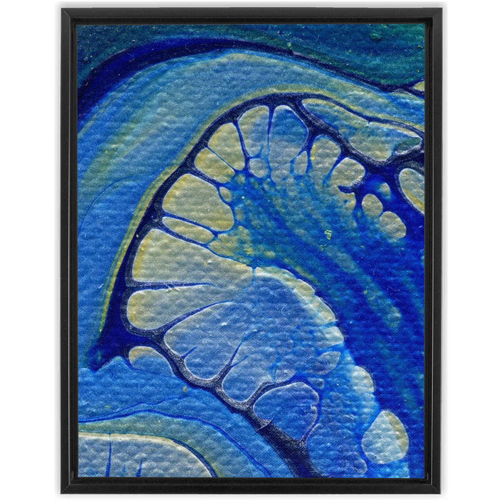 Ice Fow Framed Traditional Stretched Canvas