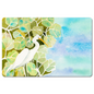 Snowy Egret and Sea Grapes Desk Mat