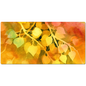 Golden Aspen Leaves Desk Mat