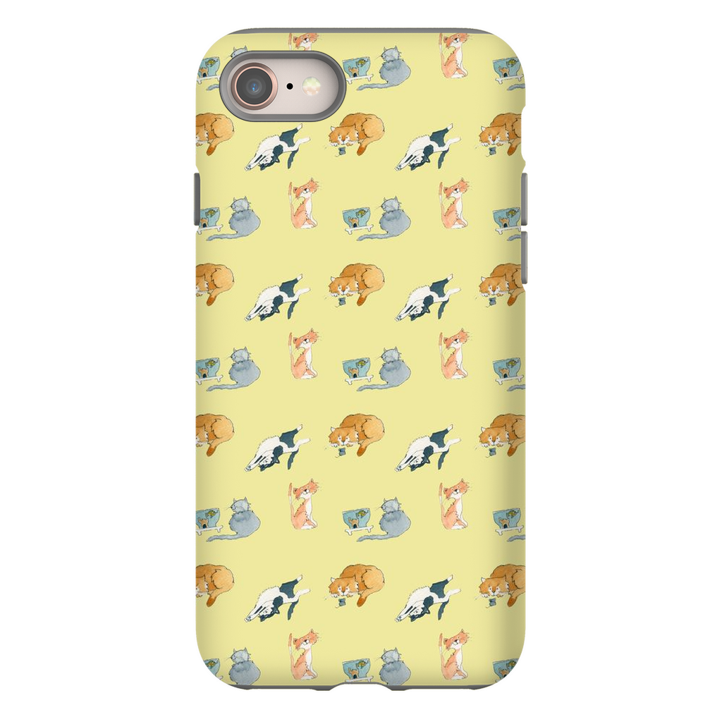 Cats Pattern IPhone Case