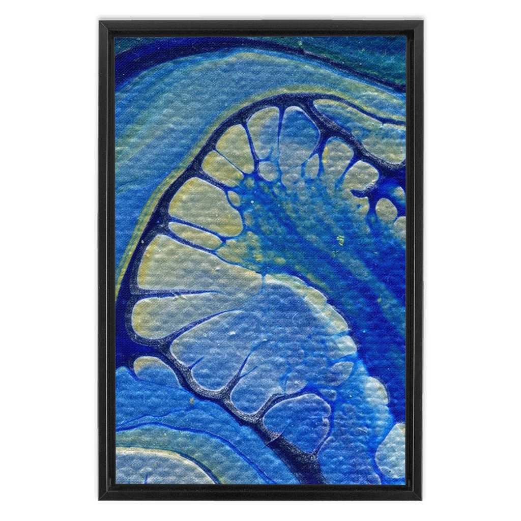 Ice Fow Framed Traditional Stretched Canvas