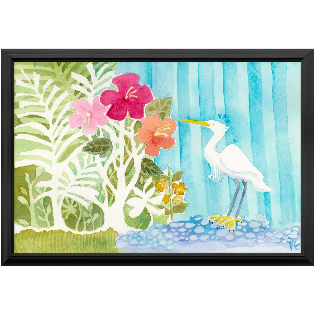 Snowy Egret Framed Print