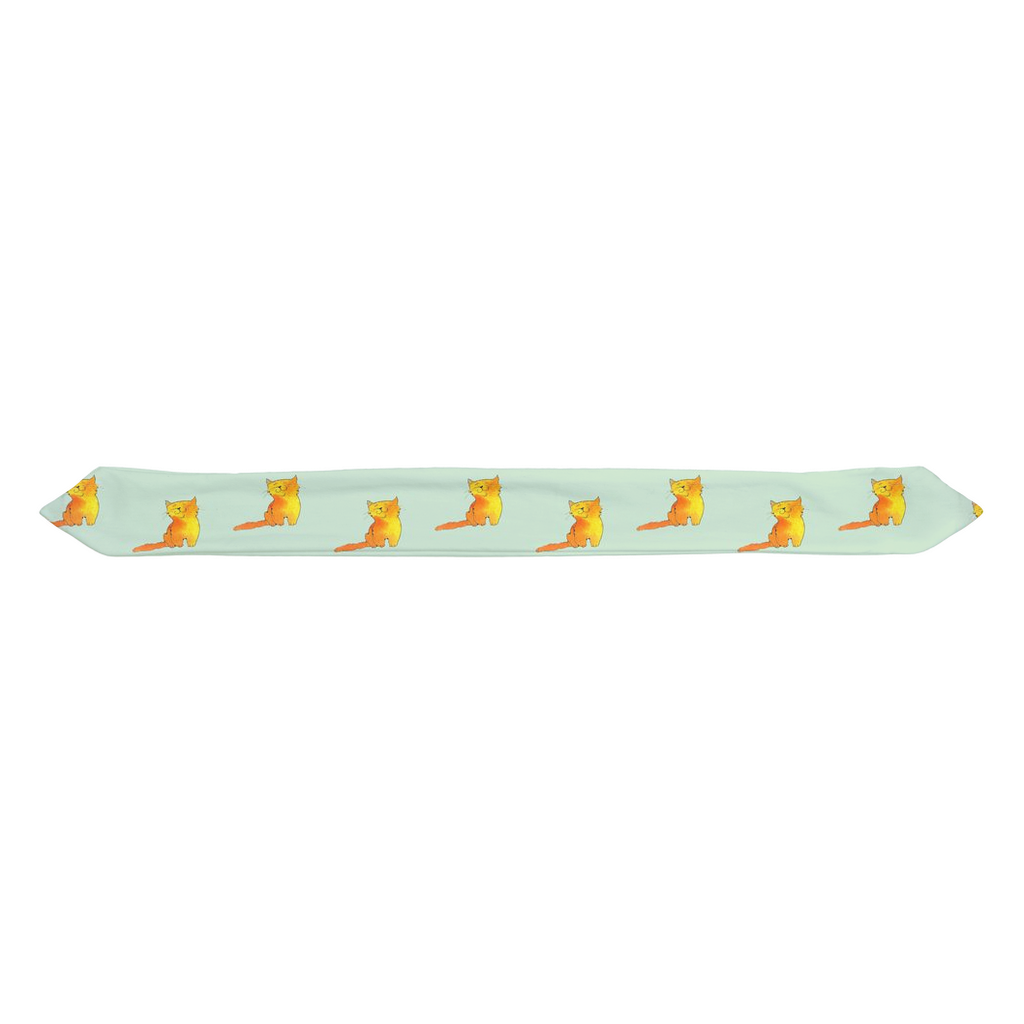 Happy Cat Pattern Infant Headband (Green)