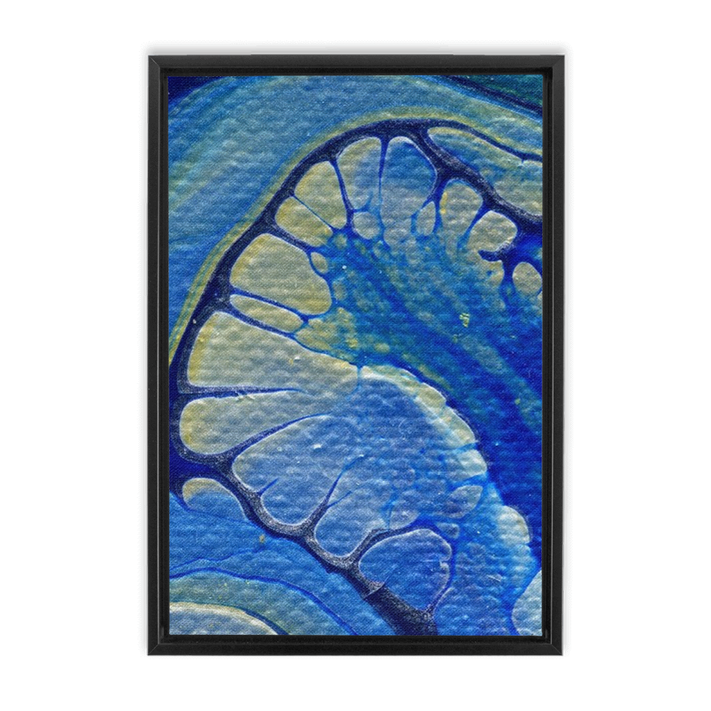 Ice Fow Framed Traditional Stretched Canvas