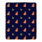 Fox and Trees Sherpa Blanket