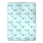 Cats and Fish Sherpa Blanket - (Blue)