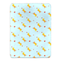 Playful Puppy Pattern Sherpa Blanket ( Blue)