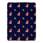 Fox and Trees Sherpa Blanket