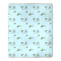 Cats and Fish Sherpa Blanket - (Blue)