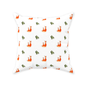 Fox and Trees Pattern (White)