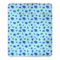 Yellowtail Fish Pattern Fleece Sherpa Blanket